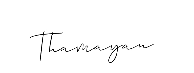 Once you've used our free online signature maker to create your best signature Allison_Script style, it's time to enjoy all of the benefits that Thamayan name signing documents. Thamayan signature style 2 images and pictures png