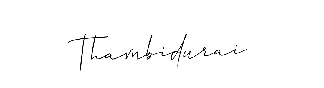 Use a signature maker to create a handwritten signature online. With this signature software, you can design (Allison_Script) your own signature for name Thambidurai. Thambidurai signature style 2 images and pictures png
