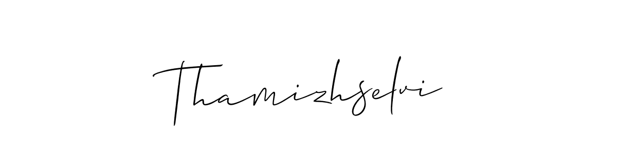 Once you've used our free online signature maker to create your best signature Allison_Script style, it's time to enjoy all of the benefits that Thamizhselvi name signing documents. Thamizhselvi signature style 2 images and pictures png