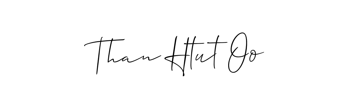 Create a beautiful signature design for name Than Htut Oo. With this signature (Allison_Script) fonts, you can make a handwritten signature for free. Than Htut Oo signature style 2 images and pictures png
