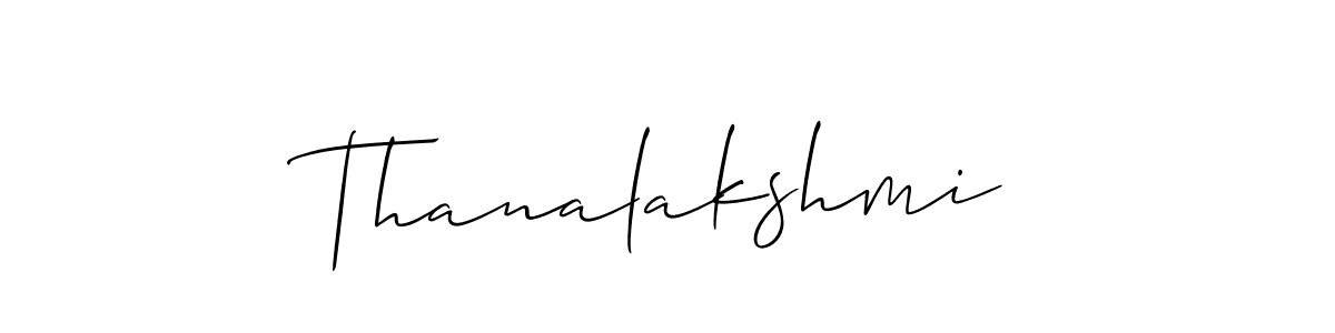 Best and Professional Signature Style for Thanalakshmi. Allison_Script Best Signature Style Collection. Thanalakshmi signature style 2 images and pictures png