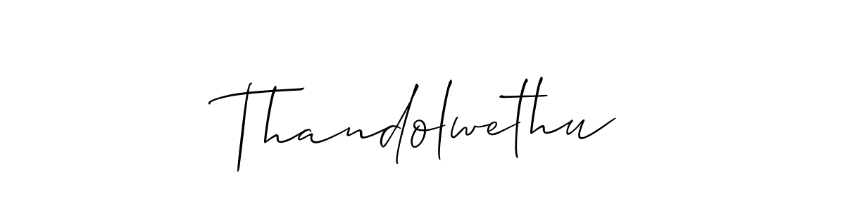 Best and Professional Signature Style for Thandolwethu. Allison_Script Best Signature Style Collection. Thandolwethu signature style 2 images and pictures png