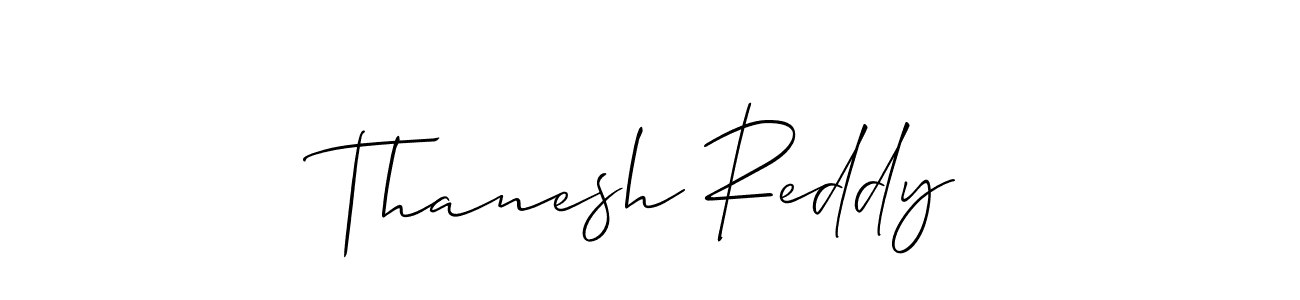 Similarly Allison_Script is the best handwritten signature design. Signature creator online .You can use it as an online autograph creator for name Thanesh Reddy. Thanesh Reddy signature style 2 images and pictures png