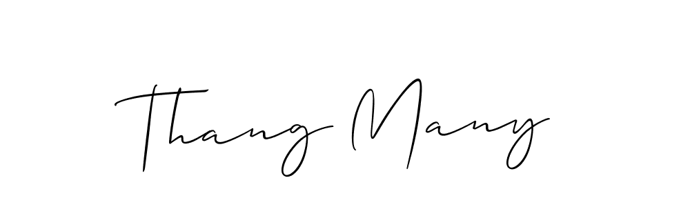 Once you've used our free online signature maker to create your best signature Allison_Script style, it's time to enjoy all of the benefits that Thang Many name signing documents. Thang Many signature style 2 images and pictures png