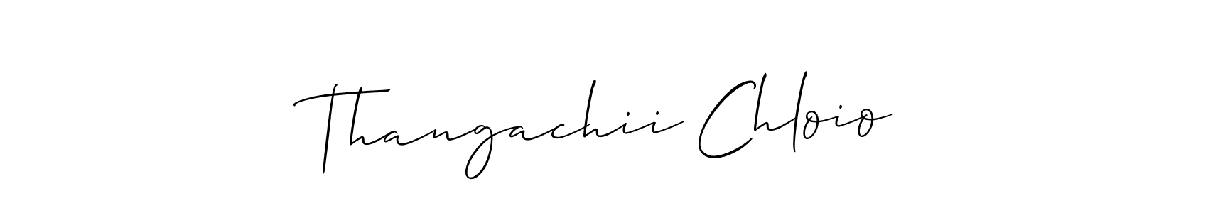 This is the best signature style for the Thangachii Chloio name. Also you like these signature font (Allison_Script). Mix name signature. Thangachii Chloio signature style 2 images and pictures png