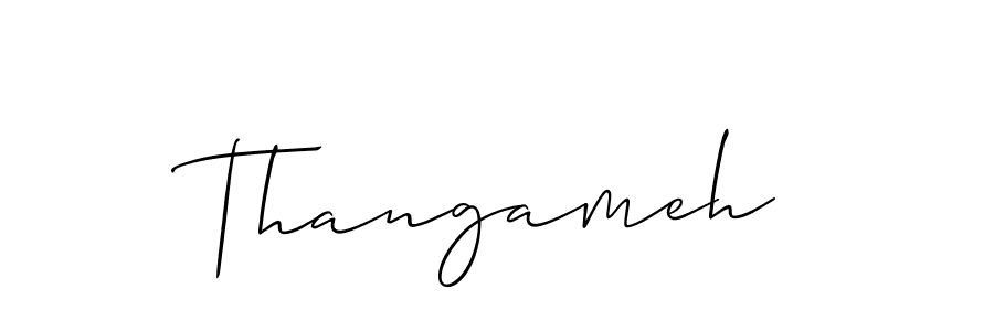 Thangameh stylish signature style. Best Handwritten Sign (Allison_Script) for my name. Handwritten Signature Collection Ideas for my name Thangameh. Thangameh signature style 2 images and pictures png