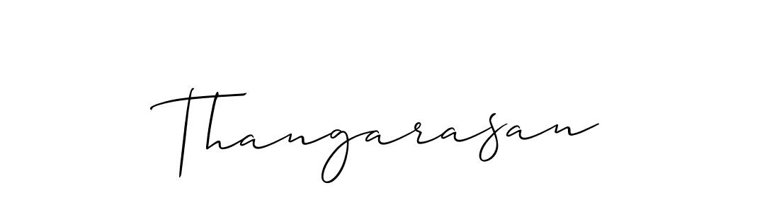 The best way (Allison_Script) to make a short signature is to pick only two or three words in your name. The name Thangarasan include a total of six letters. For converting this name. Thangarasan signature style 2 images and pictures png