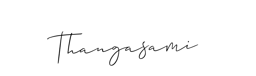 Once you've used our free online signature maker to create your best signature Allison_Script style, it's time to enjoy all of the benefits that Thangasami name signing documents. Thangasami signature style 2 images and pictures png