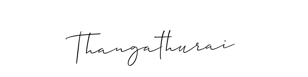 Allison_Script is a professional signature style that is perfect for those who want to add a touch of class to their signature. It is also a great choice for those who want to make their signature more unique. Get Thangathurai name to fancy signature for free. Thangathurai signature style 2 images and pictures png