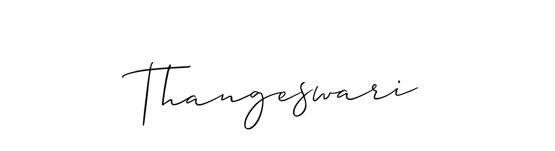 if you are searching for the best signature style for your name Thangeswari. so please give up your signature search. here we have designed multiple signature styles  using Allison_Script. Thangeswari signature style 2 images and pictures png