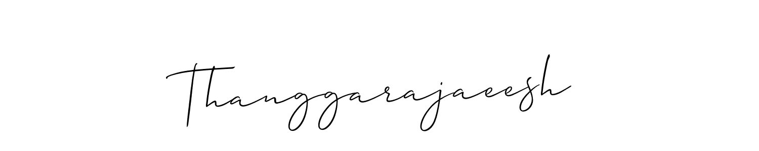 Thanggarajaeesh stylish signature style. Best Handwritten Sign (Allison_Script) for my name. Handwritten Signature Collection Ideas for my name Thanggarajaeesh. Thanggarajaeesh signature style 2 images and pictures png