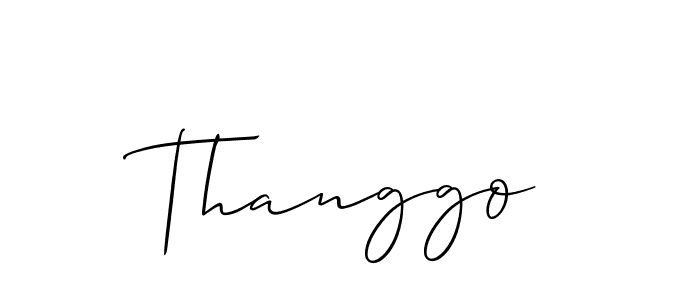 You should practise on your own different ways (Allison_Script) to write your name (Thanggo) in signature. don't let someone else do it for you. Thanggo signature style 2 images and pictures png