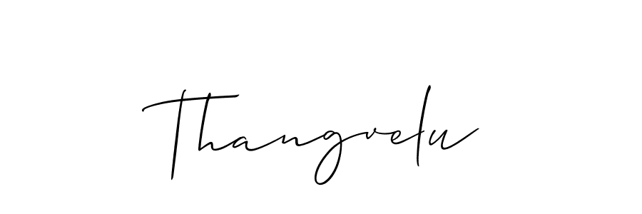 The best way (Allison_Script) to make a short signature is to pick only two or three words in your name. The name Thangvelu include a total of six letters. For converting this name. Thangvelu signature style 2 images and pictures png
