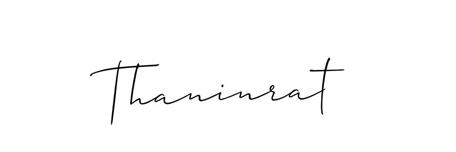 Make a beautiful signature design for name Thaninrat. Use this online signature maker to create a handwritten signature for free. Thaninrat signature style 2 images and pictures png