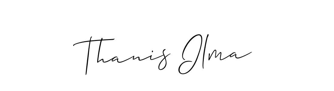 Check out images of Autograph of Thanis Ilma name. Actor Thanis Ilma Signature Style. Allison_Script is a professional sign style online. Thanis Ilma signature style 2 images and pictures png