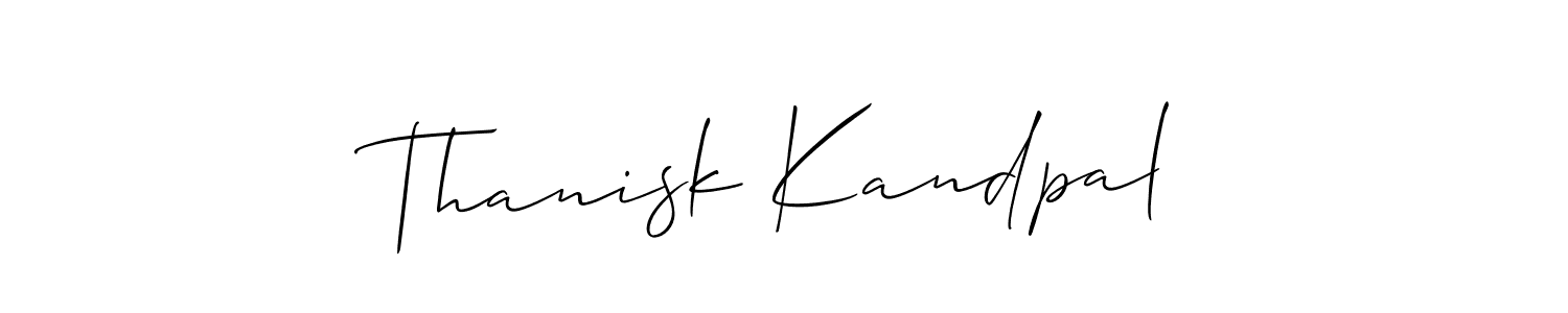 Once you've used our free online signature maker to create your best signature Allison_Script style, it's time to enjoy all of the benefits that Thanisk Kandpal name signing documents. Thanisk Kandpal signature style 2 images and pictures png