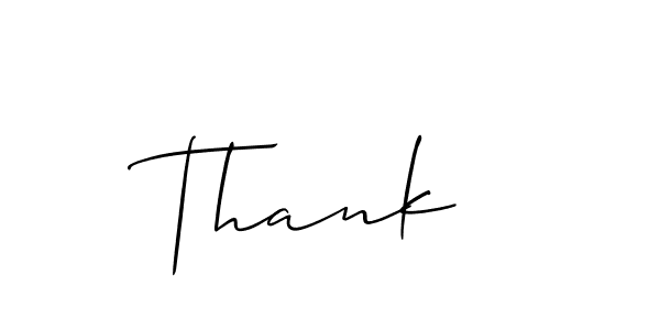 How to make Thank  name signature. Use Allison_Script style for creating short signs online. This is the latest handwritten sign. Thank  signature style 2 images and pictures png