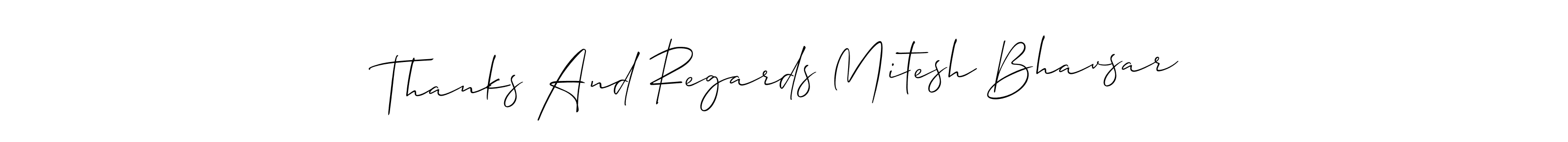See photos of Thanks And Regards Mitesh Bhavsar official signature by Spectra . Check more albums & portfolios. Read reviews & check more about Allison_Script font. Thanks And Regards Mitesh Bhavsar signature style 2 images and pictures png