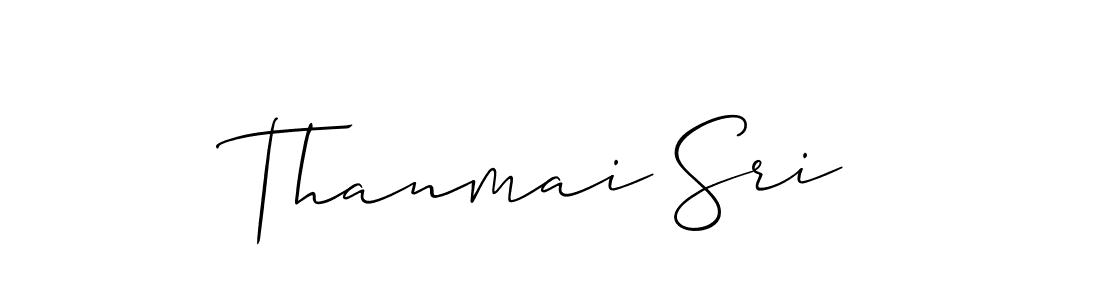 Also You can easily find your signature by using the search form. We will create Thanmai Sri name handwritten signature images for you free of cost using Allison_Script sign style. Thanmai Sri signature style 2 images and pictures png