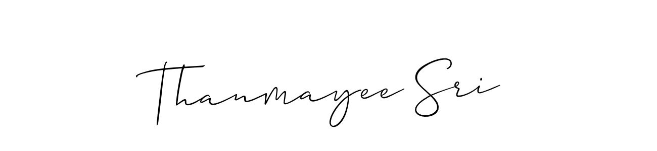 Make a beautiful signature design for name Thanmayee Sri. Use this online signature maker to create a handwritten signature for free. Thanmayee Sri signature style 2 images and pictures png