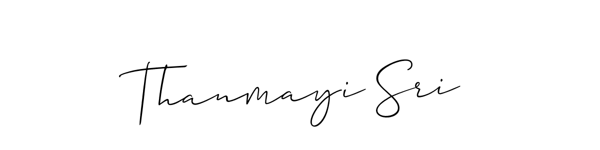 Make a beautiful signature design for name Thanmayi Sri. Use this online signature maker to create a handwritten signature for free. Thanmayi Sri signature style 2 images and pictures png