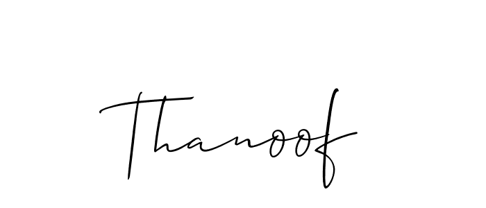 How to Draw Thanoof signature style? Allison_Script is a latest design signature styles for name Thanoof. Thanoof signature style 2 images and pictures png