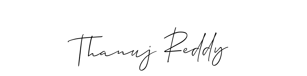 Make a beautiful signature design for name Thanuj Reddy. Use this online signature maker to create a handwritten signature for free. Thanuj Reddy signature style 2 images and pictures png