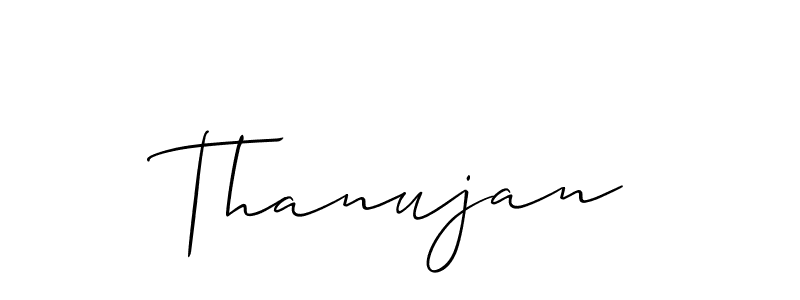 Best and Professional Signature Style for Thanujan. Allison_Script Best Signature Style Collection. Thanujan signature style 2 images and pictures png