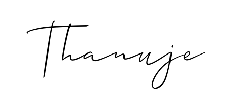 Design your own signature with our free online signature maker. With this signature software, you can create a handwritten (Allison_Script) signature for name Thanuje. Thanuje signature style 2 images and pictures png