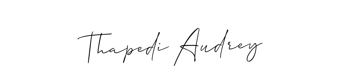 Here are the top 10 professional signature styles for the name Thapedi Audrey. These are the best autograph styles you can use for your name. Thapedi Audrey signature style 2 images and pictures png