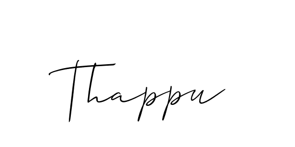 How to make Thappu name signature. Use Allison_Script style for creating short signs online. This is the latest handwritten sign. Thappu signature style 2 images and pictures png