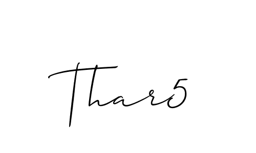 You can use this online signature creator to create a handwritten signature for the name Thar5. This is the best online autograph maker. Thar5 signature style 2 images and pictures png