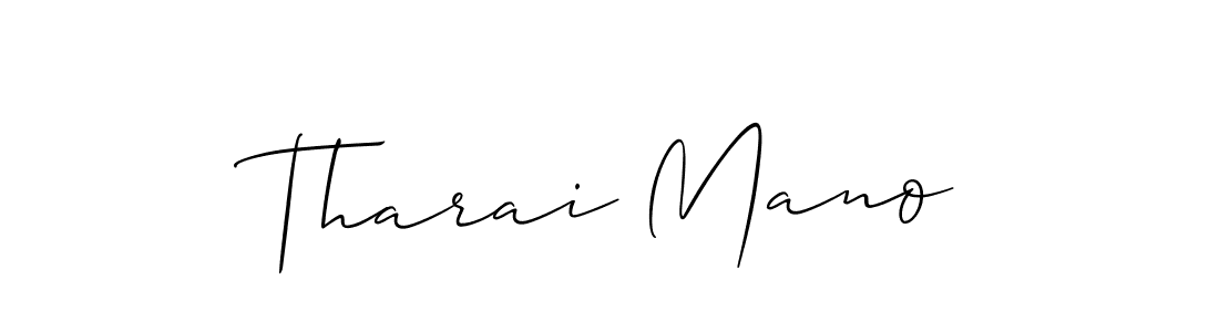 if you are searching for the best signature style for your name Tharai Mano. so please give up your signature search. here we have designed multiple signature styles  using Allison_Script. Tharai Mano signature style 2 images and pictures png