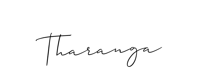 Allison_Script is a professional signature style that is perfect for those who want to add a touch of class to their signature. It is also a great choice for those who want to make their signature more unique. Get Tharanga name to fancy signature for free. Tharanga signature style 2 images and pictures png