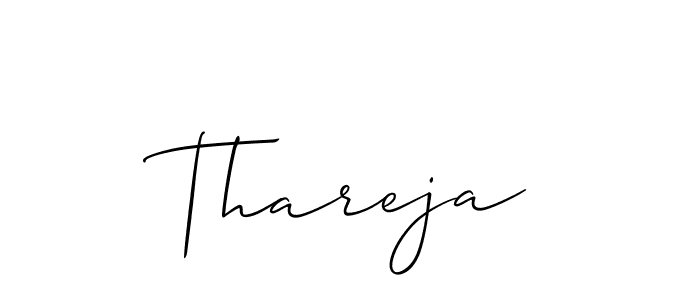 How to Draw Thareja signature style? Allison_Script is a latest design signature styles for name Thareja. Thareja signature style 2 images and pictures png