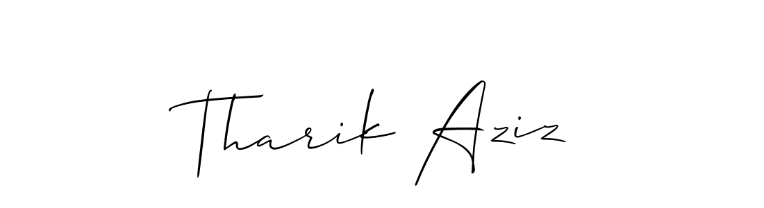 See photos of Tharik Aziz official signature by Spectra . Check more albums & portfolios. Read reviews & check more about Allison_Script font. Tharik Aziz signature style 2 images and pictures png