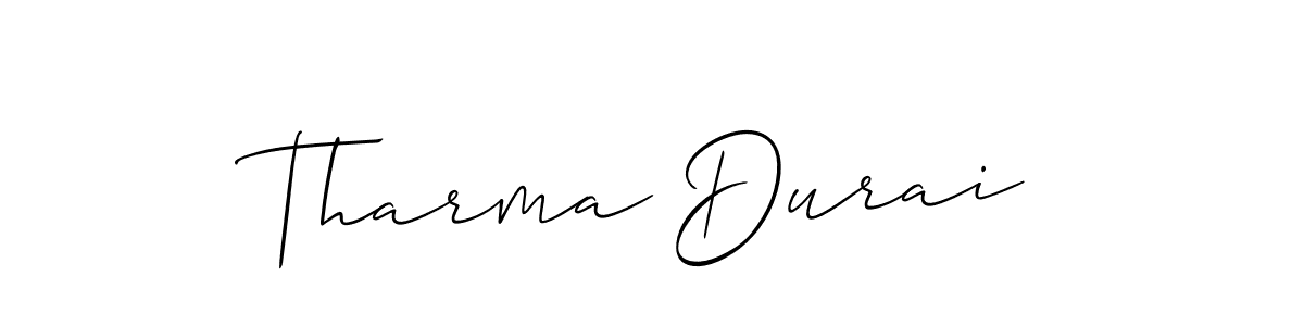 Make a short Tharma Durai signature style. Manage your documents anywhere anytime using Allison_Script. Create and add eSignatures, submit forms, share and send files easily. Tharma Durai signature style 2 images and pictures png