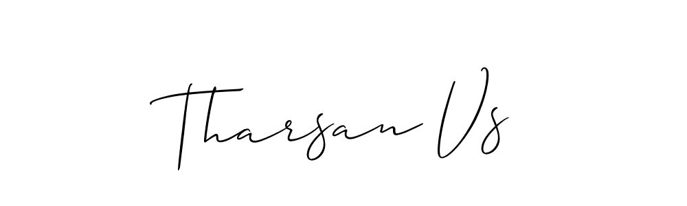 Check out images of Autograph of Tharsan Vs name. Actor Tharsan Vs Signature Style. Allison_Script is a professional sign style online. Tharsan Vs signature style 2 images and pictures png