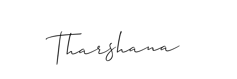 Also we have Tharshana name is the best signature style. Create professional handwritten signature collection using Allison_Script autograph style. Tharshana signature style 2 images and pictures png