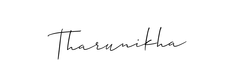 This is the best signature style for the Tharunikha name. Also you like these signature font (Allison_Script). Mix name signature. Tharunikha signature style 2 images and pictures png