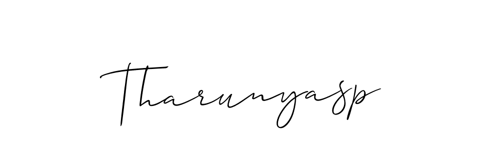 Once you've used our free online signature maker to create your best signature Allison_Script style, it's time to enjoy all of the benefits that Tharunyasp name signing documents. Tharunyasp signature style 2 images and pictures png