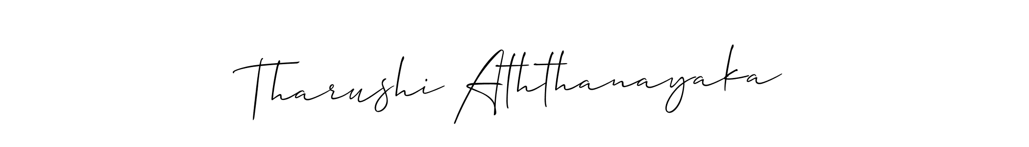 Similarly Allison_Script is the best handwritten signature design. Signature creator online .You can use it as an online autograph creator for name Tharushi Aththanayaka. Tharushi Aththanayaka signature style 2 images and pictures png