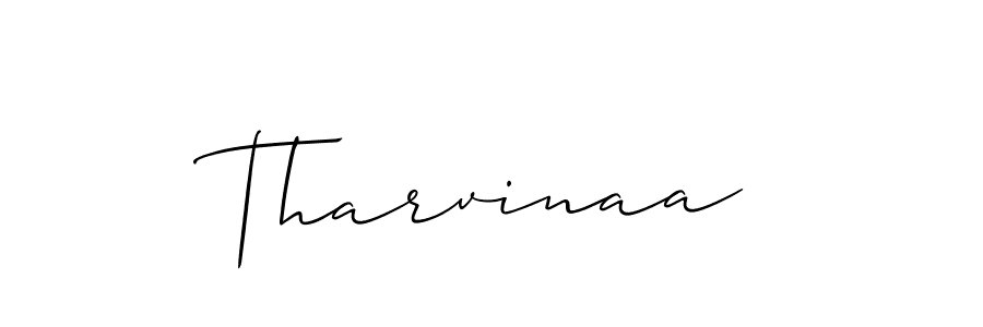 How to Draw Tharvinaa signature style? Allison_Script is a latest design signature styles for name Tharvinaa. Tharvinaa signature style 2 images and pictures png