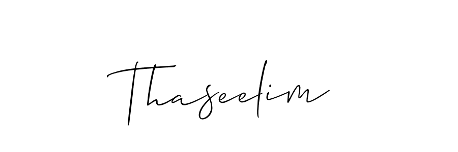 This is the best signature style for the Thaseelim name. Also you like these signature font (Allison_Script). Mix name signature. Thaseelim signature style 2 images and pictures png