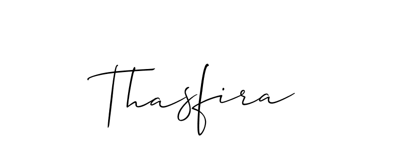 Make a beautiful signature design for name Thasfira. Use this online signature maker to create a handwritten signature for free. Thasfira signature style 2 images and pictures png
