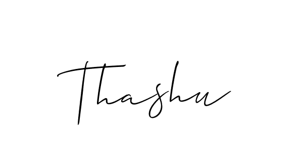 Once you've used our free online signature maker to create your best signature Allison_Script style, it's time to enjoy all of the benefits that Thashu name signing documents. Thashu signature style 2 images and pictures png
