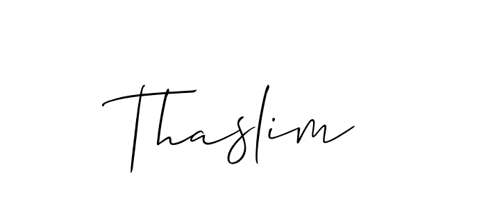 Also You can easily find your signature by using the search form. We will create Thaslim name handwritten signature images for you free of cost using Allison_Script sign style. Thaslim signature style 2 images and pictures png