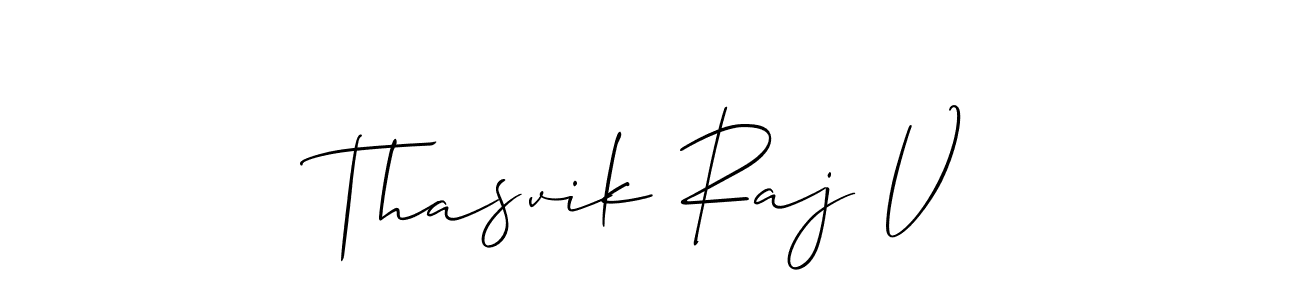 Here are the top 10 professional signature styles for the name Thasvik Raj V. These are the best autograph styles you can use for your name. Thasvik Raj V signature style 2 images and pictures png