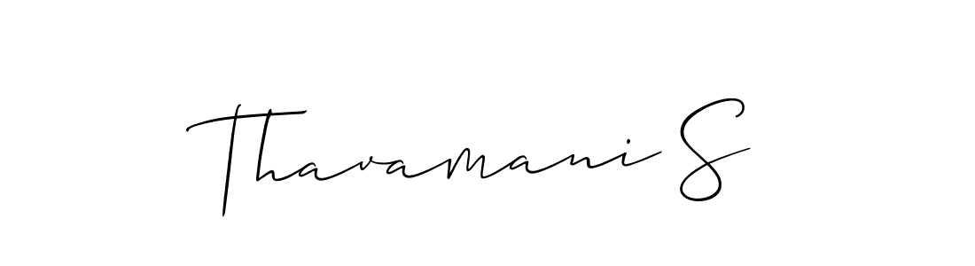 Best and Professional Signature Style for Thavamani S. Allison_Script Best Signature Style Collection. Thavamani S signature style 2 images and pictures png