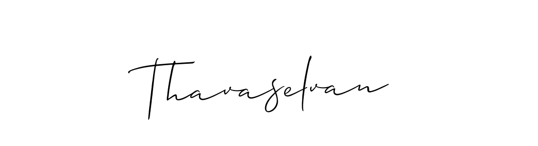 Design your own signature with our free online signature maker. With this signature software, you can create a handwritten (Allison_Script) signature for name Thavaselvan. Thavaselvan signature style 2 images and pictures png